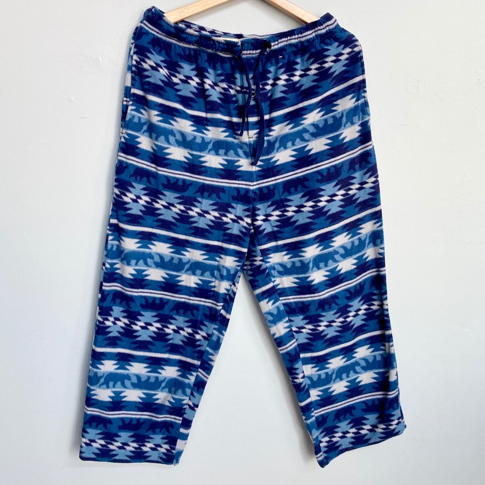 Michael Morgan - Blue M Fleece lounge pants